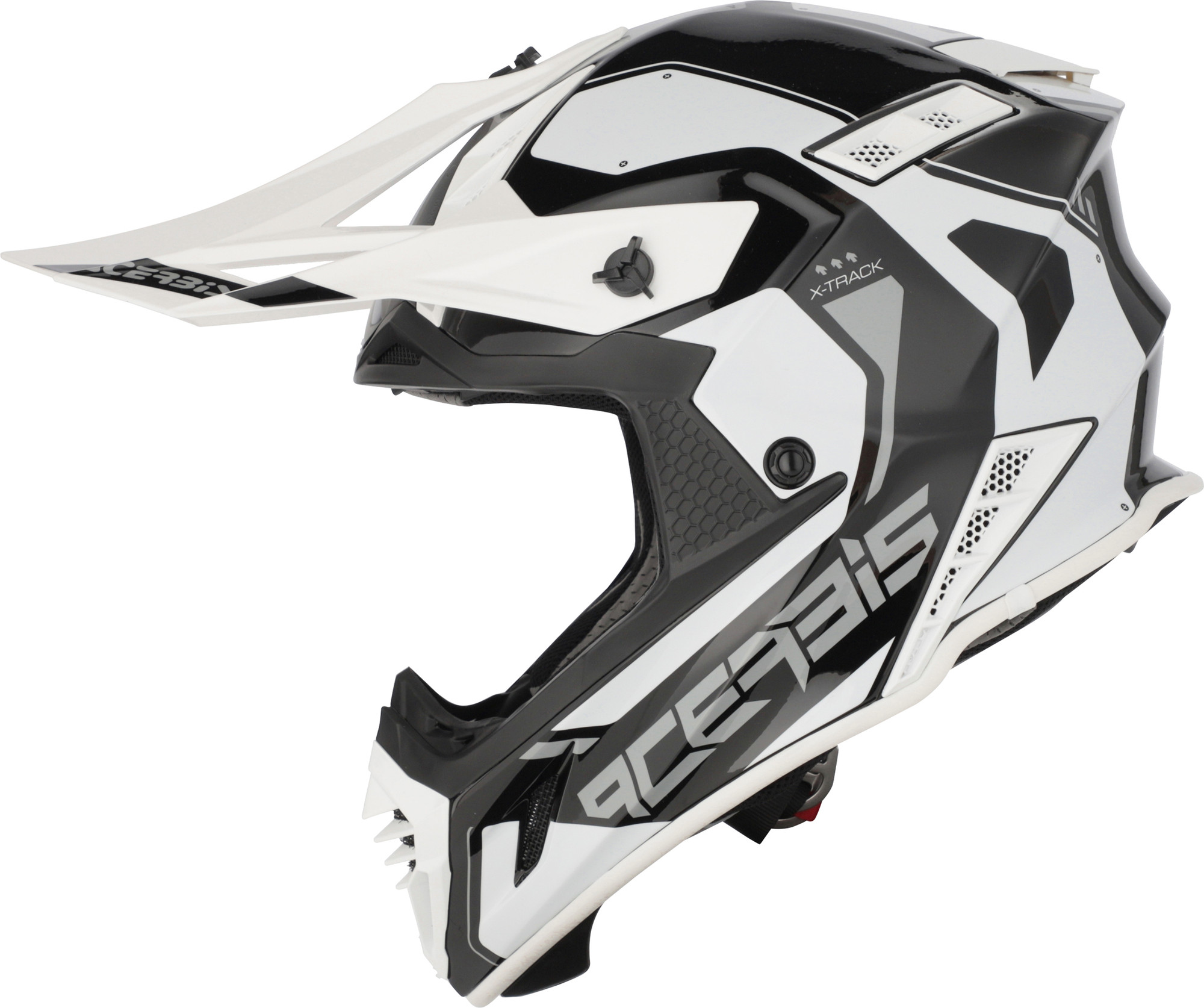 Мотошлем Acerbis X-Track 22-06 / 0025032.726.068 (XL, черный/белый 2) — фото 5