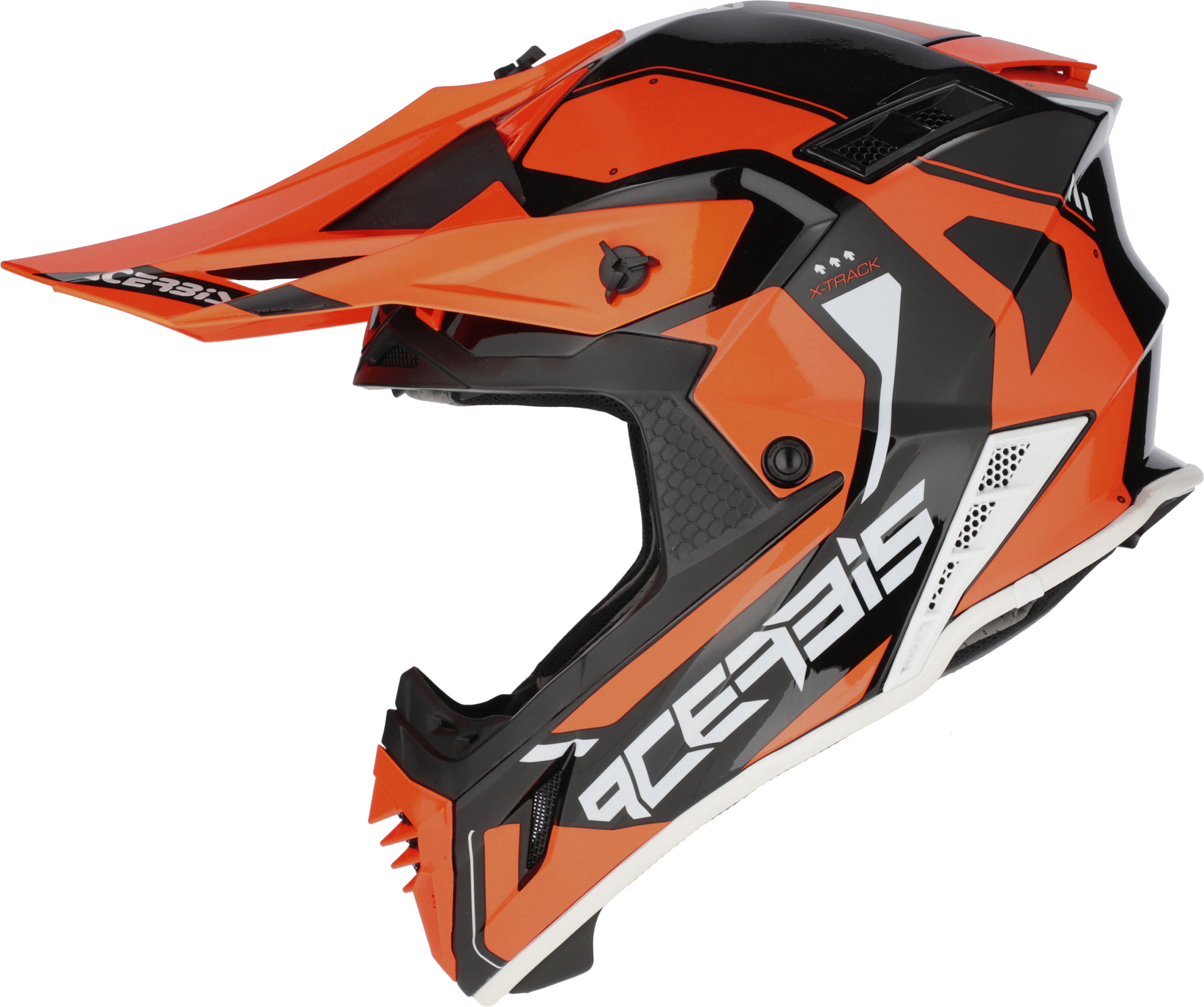 Мотошлем Acerbis X-Track 22-06 / 0025032.209.066 (L, оранжевый/черный) — фото 3