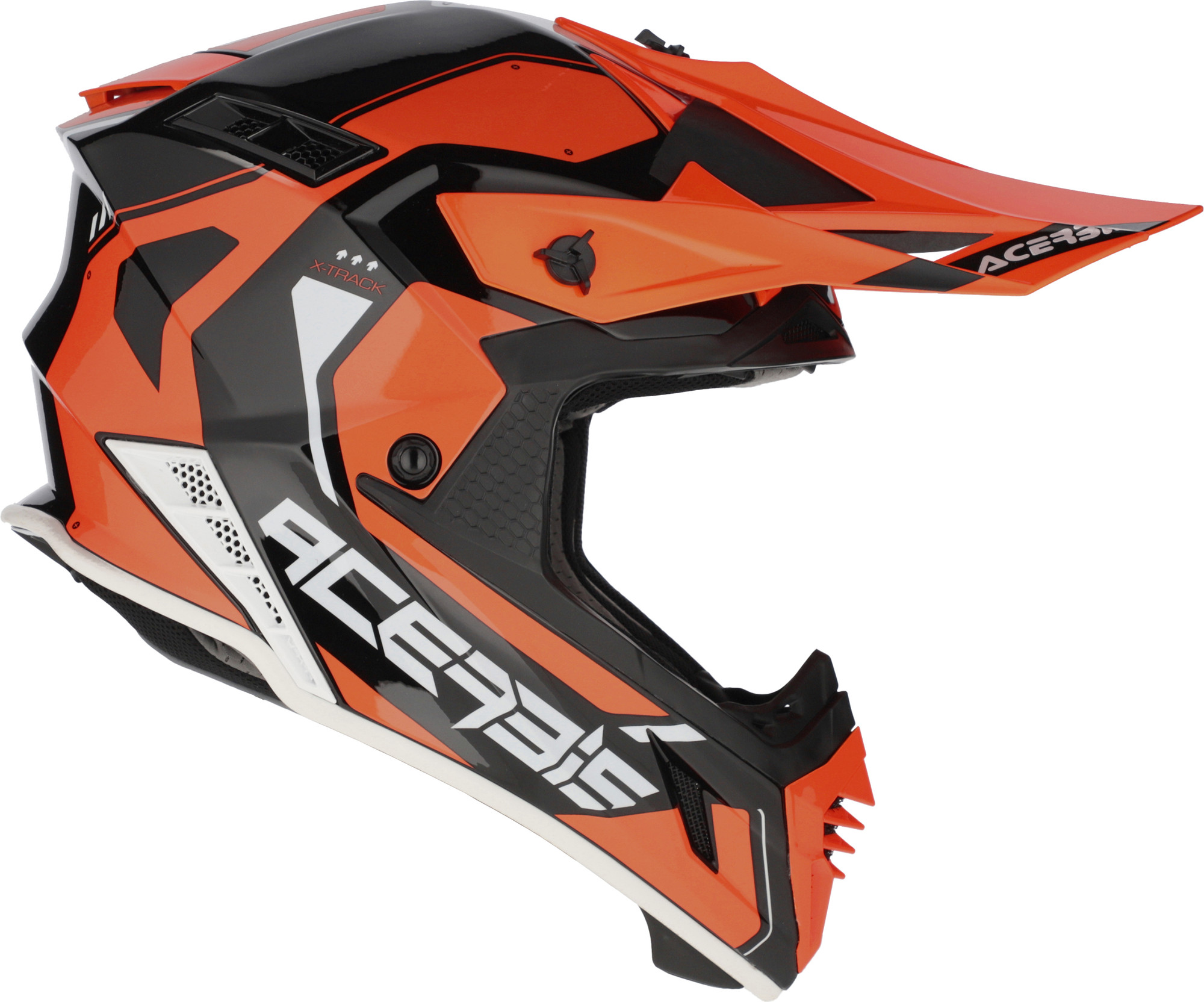 Мотошлем Acerbis X-Track 22-06 / 0025032.209.068 (XL, оранжевый/черный) — фото 2