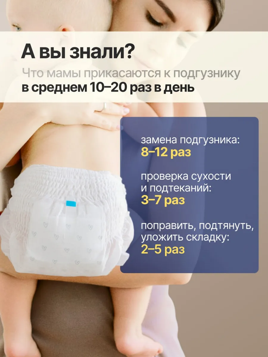 Подгузники-трусики детские Kirulya Premium XL 12+ кг (36шт) — фото 3
