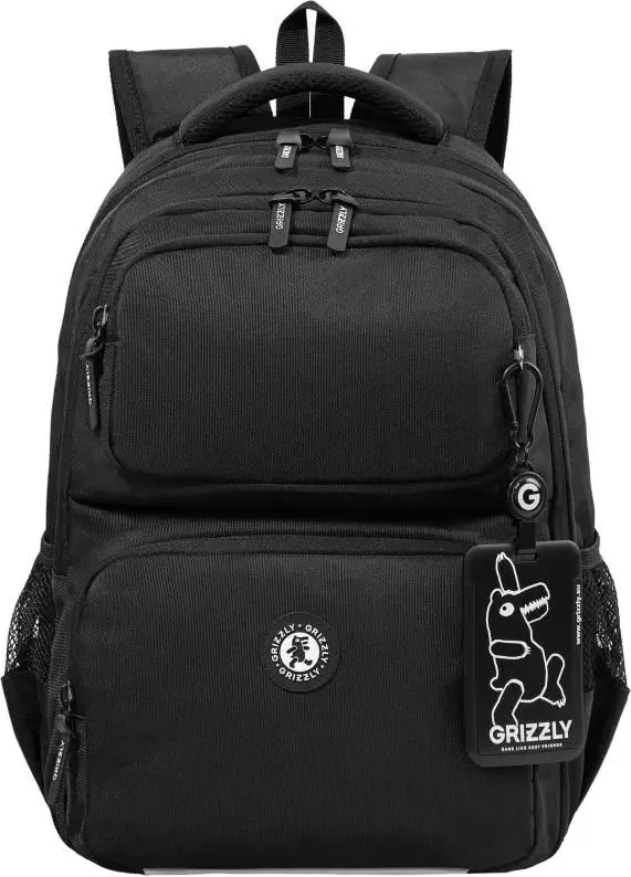 Школьный рюкзак Grizzly RB-653-4 (черный)