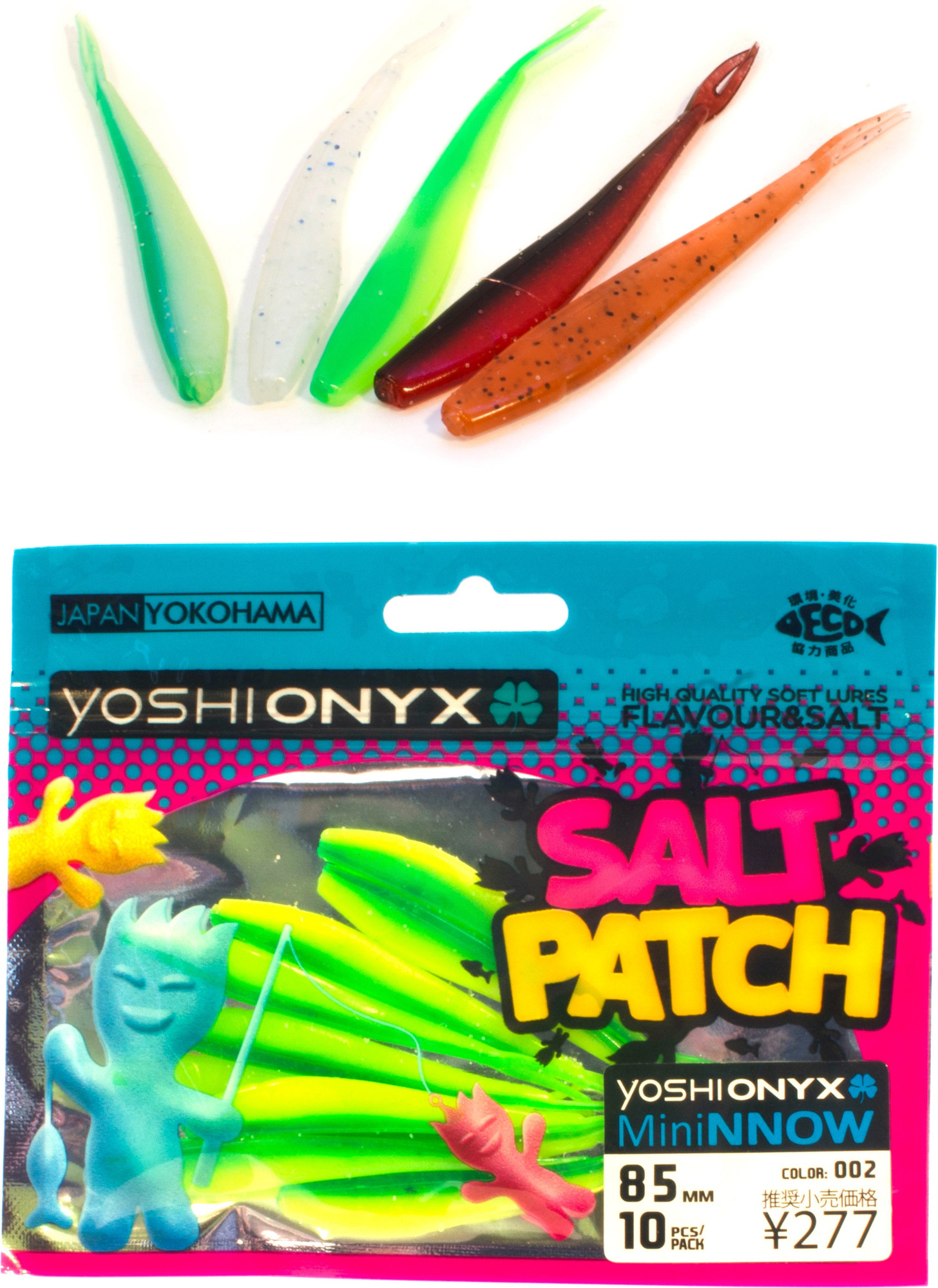 Мягкая приманка Yoshi Onyx Mini Nnow 85мм 002 / 90327 (10шт) — фото 3
