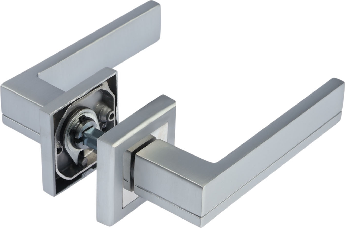 Ручка дверная Lockland 10449617 (матовый сатиновый хром)