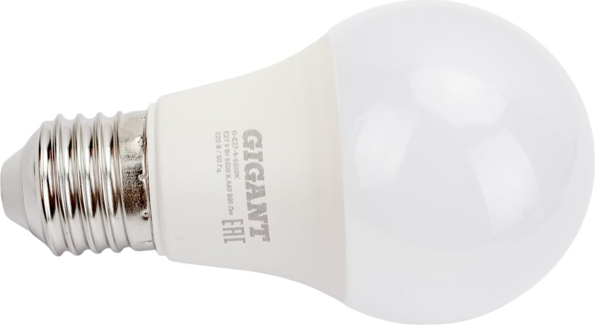 Лампа Gigant G-E27-9-6500K