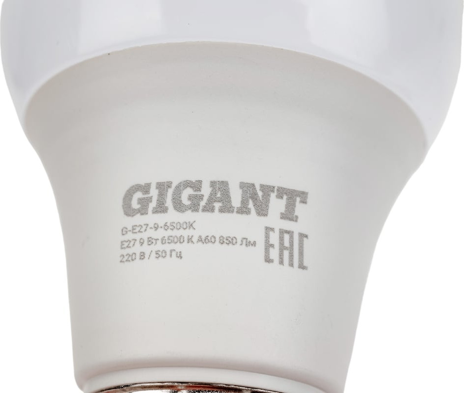 Лампа Gigant G-E27-9-6500K — фото 4