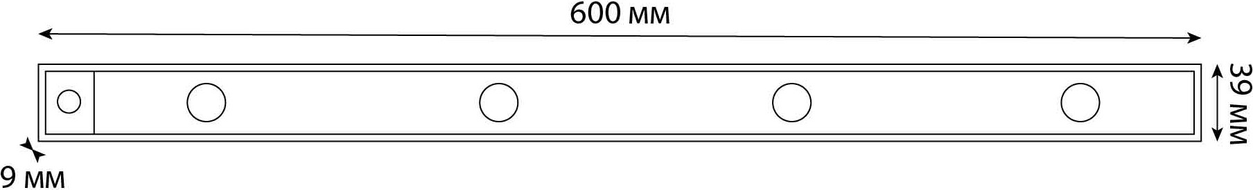 Светильник линейный Uniel ULI-F50-5W/4000K SENSOR IP40 / UL-00011957 — фото 5