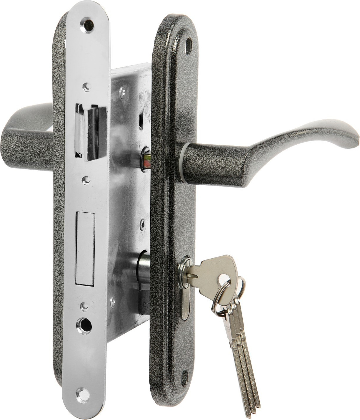 Замок врезной Lockland 9631271 (графит)