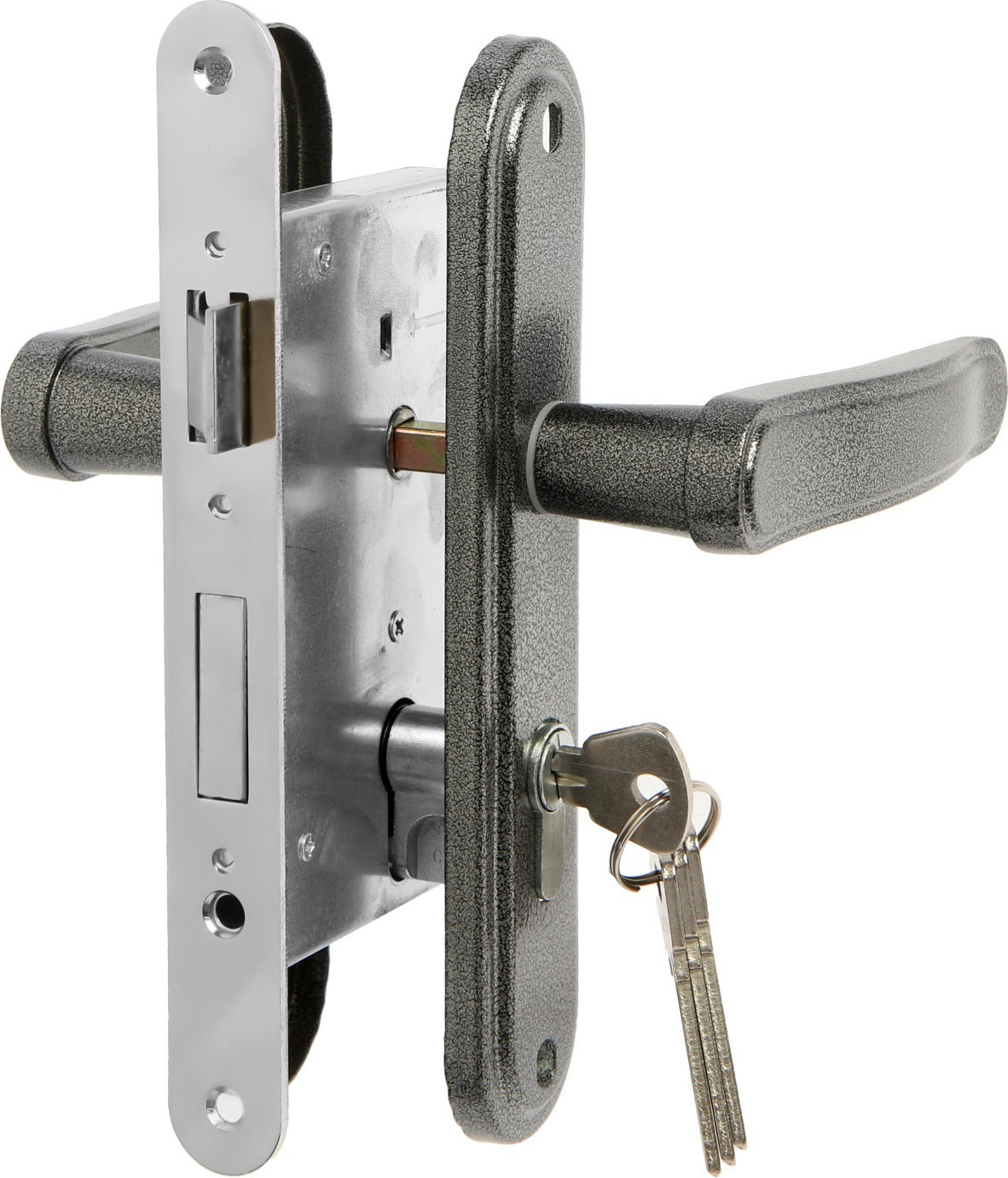 Замок врезной Lockland 9631269 (графит)