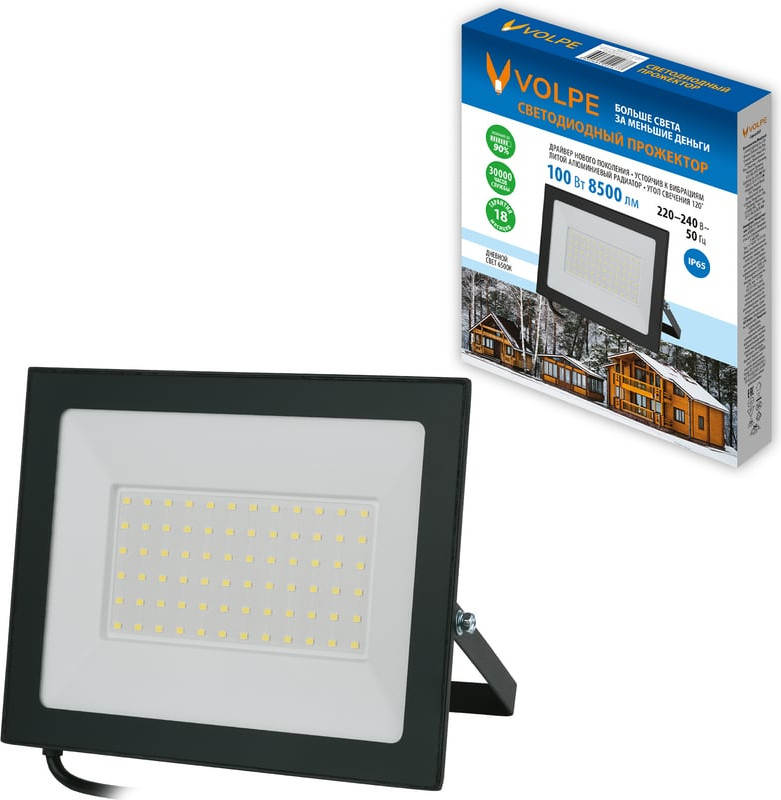 Прожектор Volpe ULF-Q519 100W/6500K IP65 220-240V / UL-00012832 — фото 2
