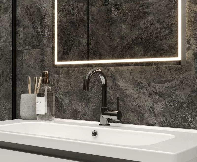 Плитка Laparet Galaxy Nero / SG630920R (600х600, графитовый матовый) — фото 4
