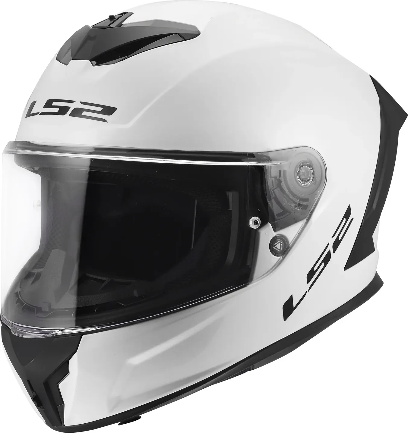 Мотошлем LS2 FF820 Rapid III Solid (L, белый глянцевый)