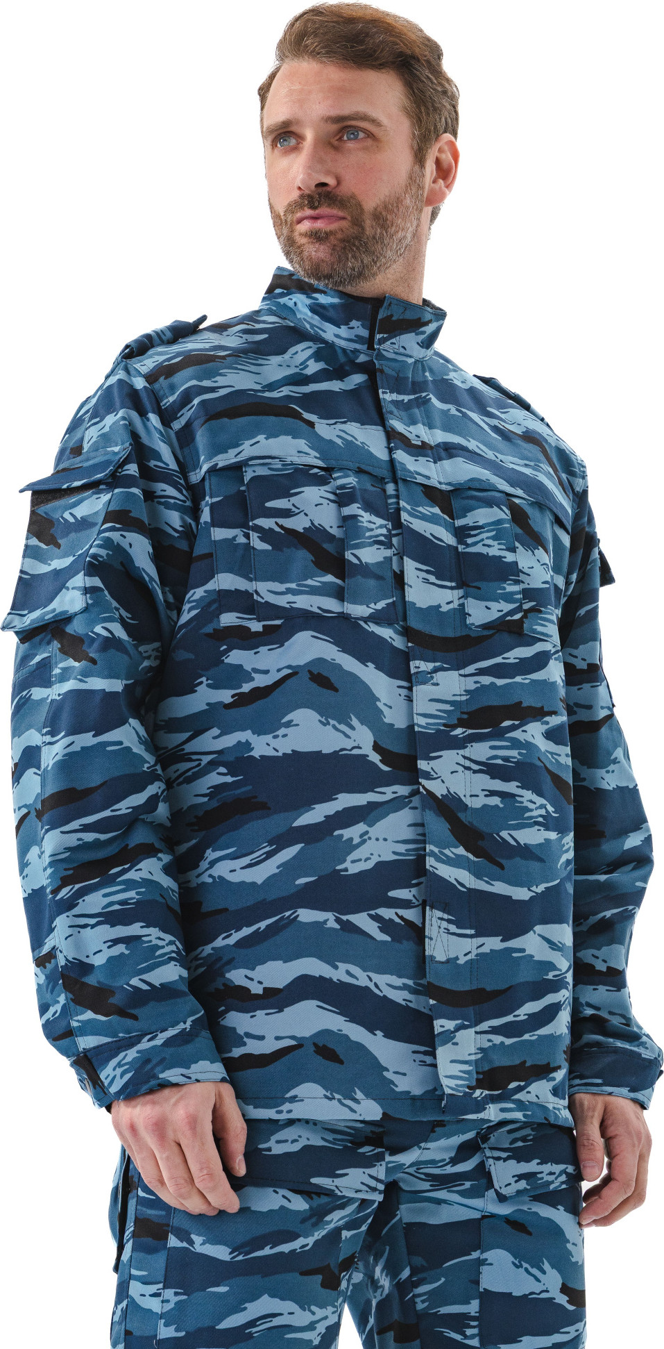 Костюм рабочий УРСУС Спецназ КОС501-К10 (кмф серый камыш, 60-62/170-176) — фото 5