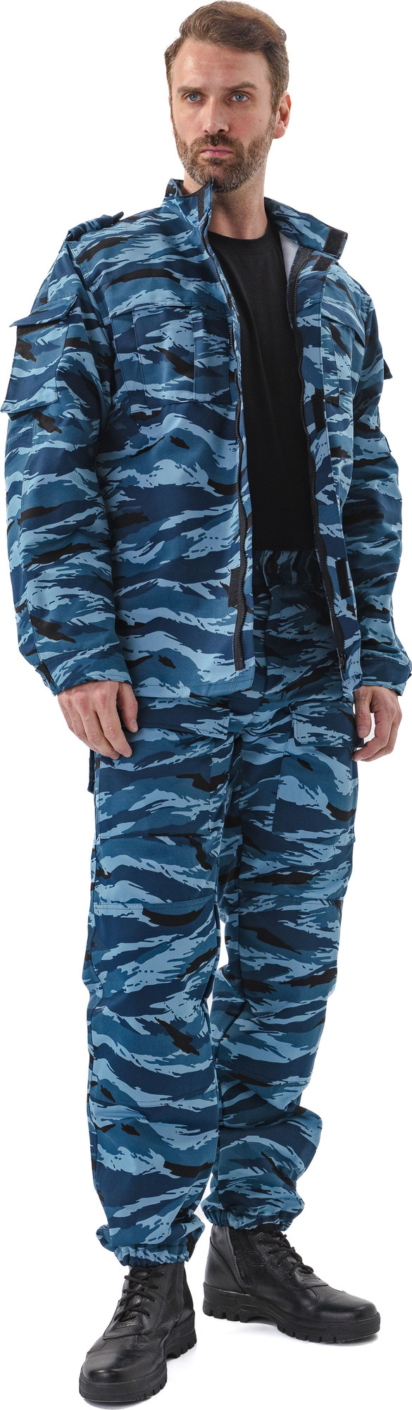 Костюм рабочий УРСУС Спецназ КОС501-К10 (кмф серый камыш, 60-62/182-188) — фото 3