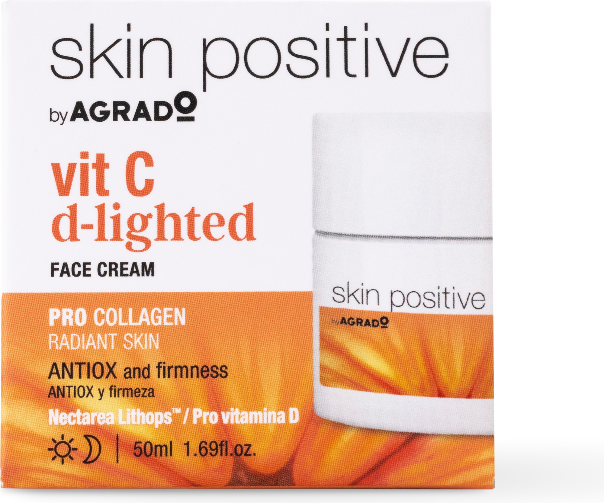 Крем для лица Agrado Face Cream Vit C D-Lighted (50мл) — фото 3