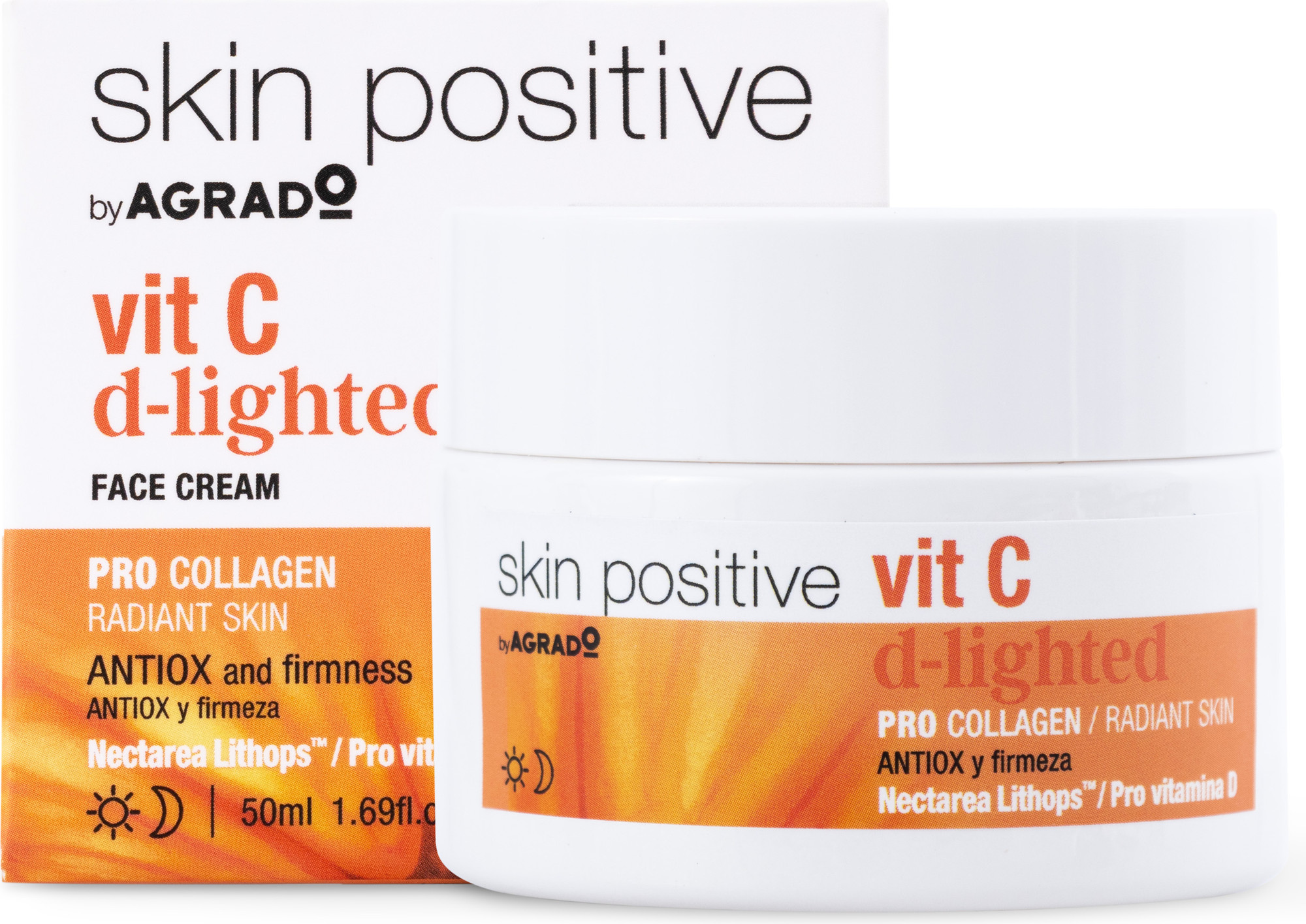 Крем для лица Agrado Face Cream Vit C D-Lighted (50мл) — фото 2