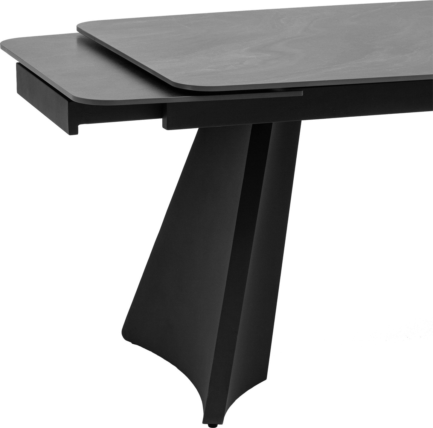 Обеденный стол Stool Group Eliora 160-240x90 (графит сланец/ножки черные) — фото 4