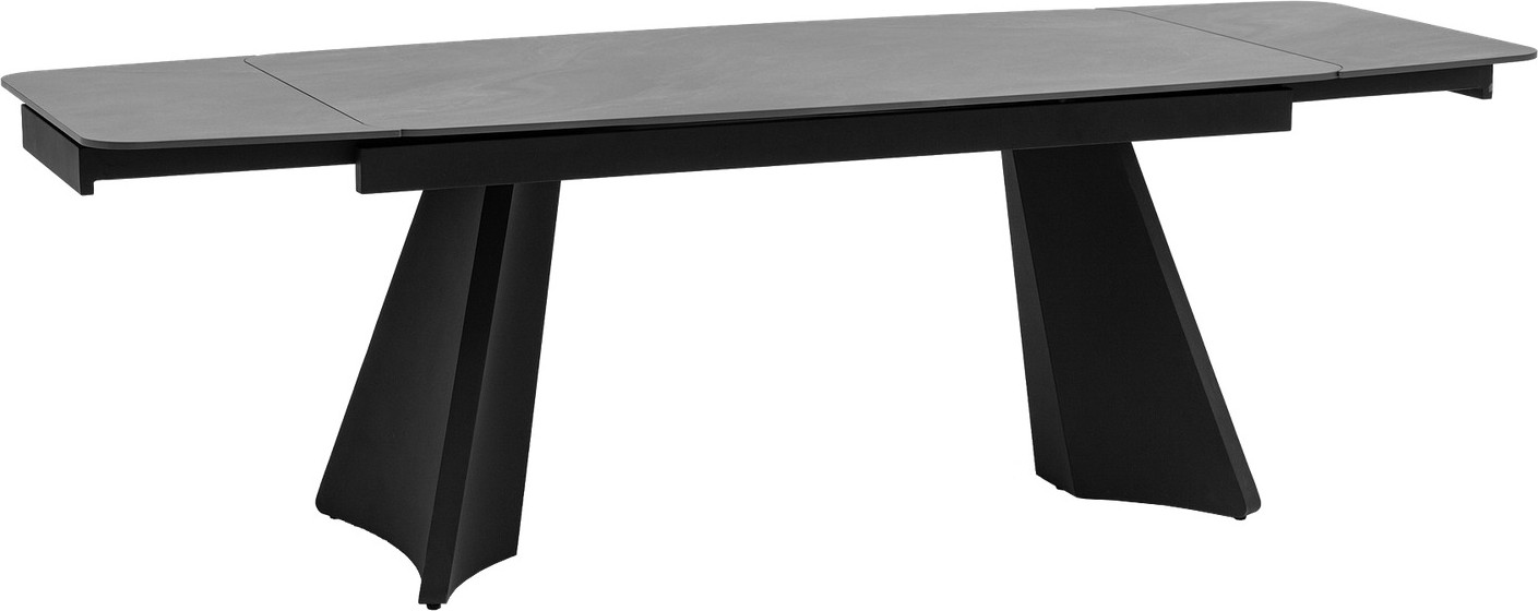 Обеденный стол Stool Group Eliora 160-240x90 (графит сланец/ножки черные) — фото 3