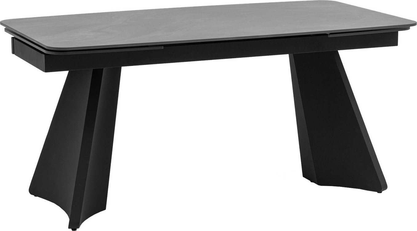 Обеденный стол Stool Group Eliora 160-240x90 (графит сланец/ножки черные)
