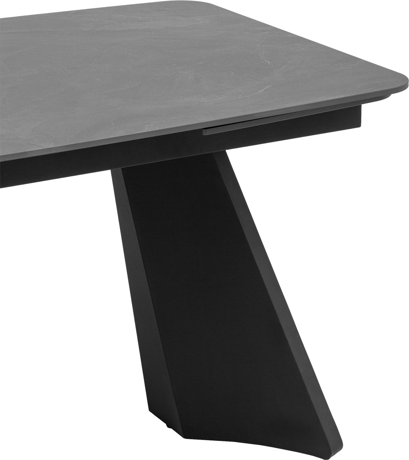 Обеденный стол Stool Group Eliora 160-240x90 (графит сланец/ножки черные) — фото 5