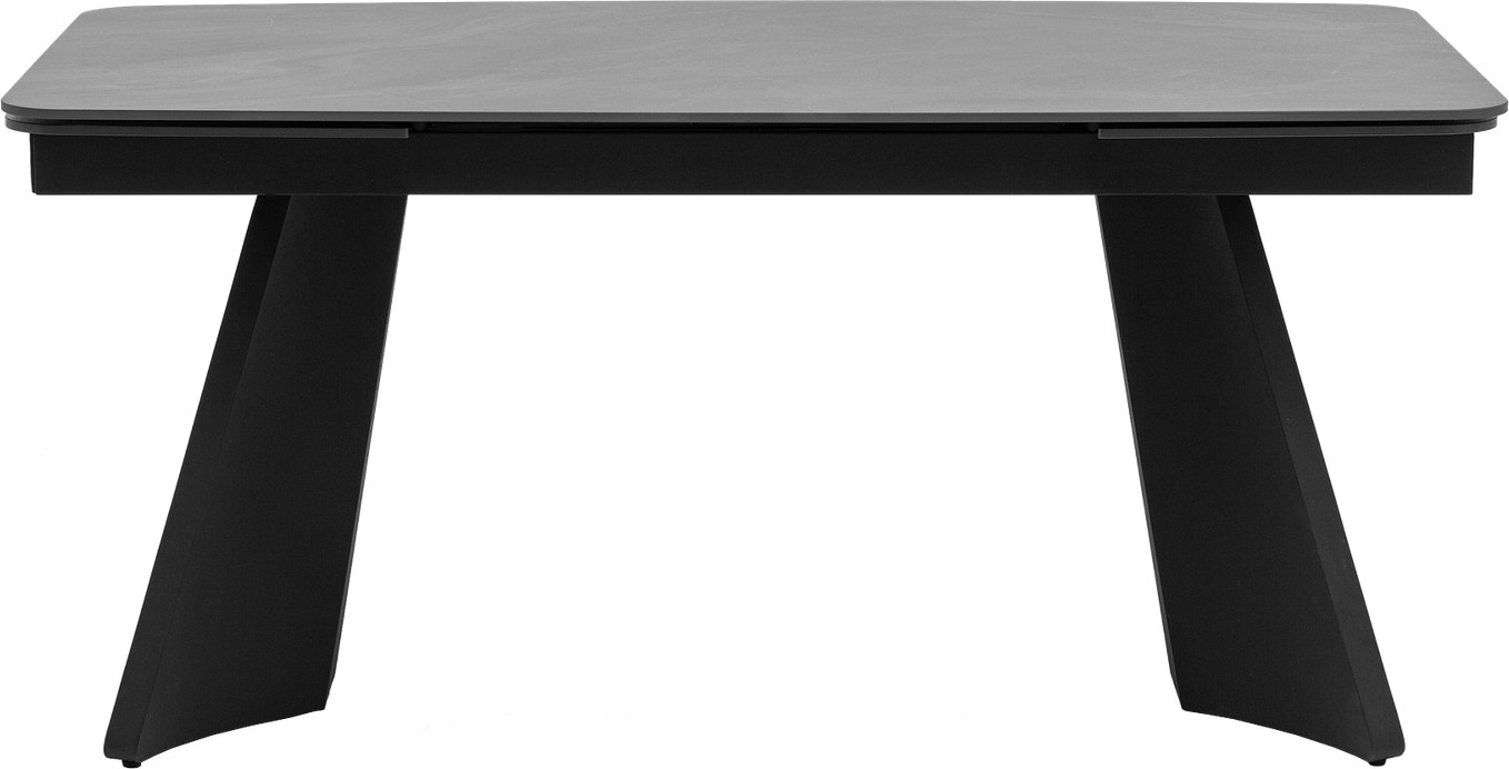 Обеденный стол Stool Group Eliora 160-240x90 (графит сланец/ножки черные) — фото 2