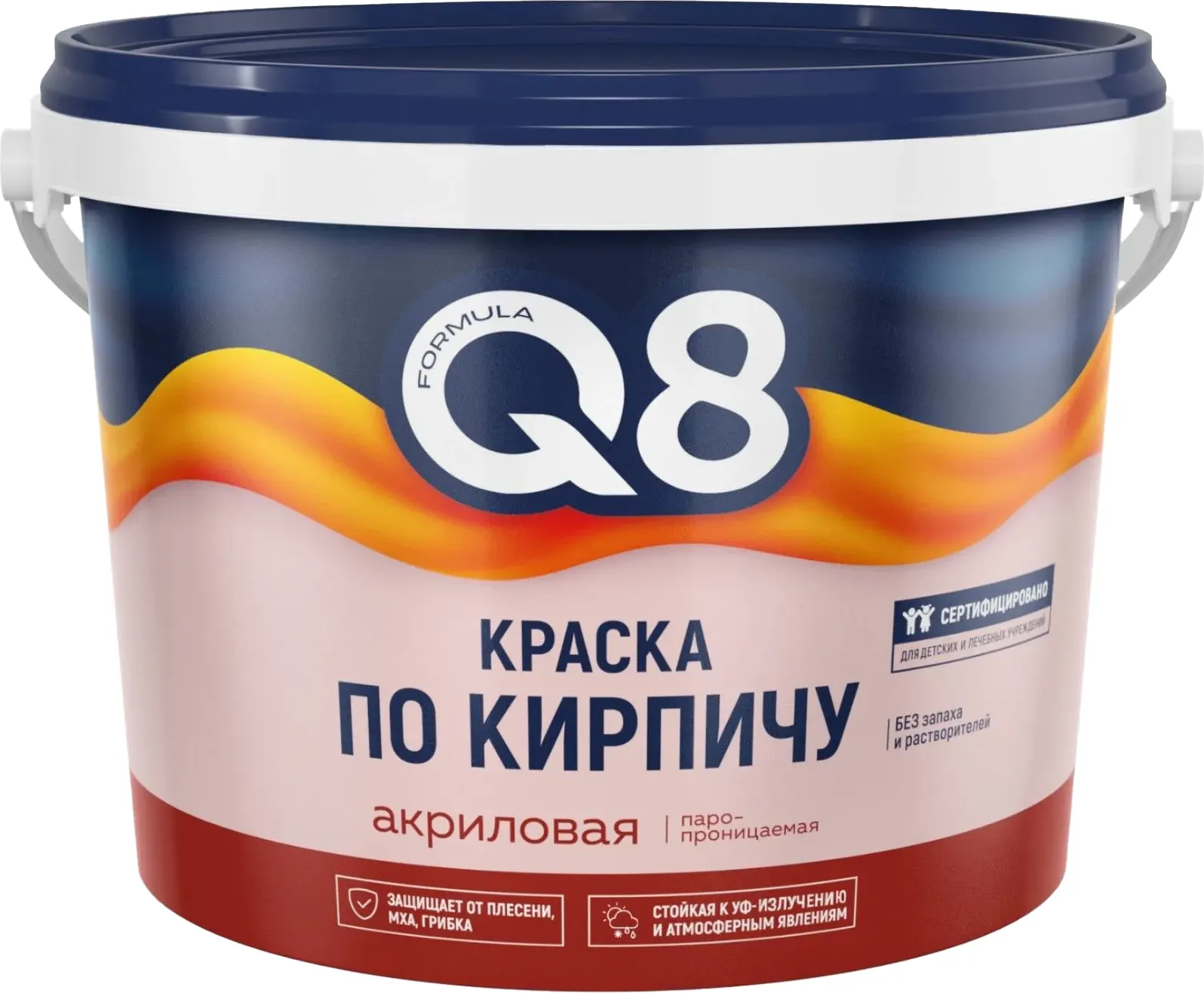 Краска Formula Q8 По кирпичу (2.4кг, песочный)