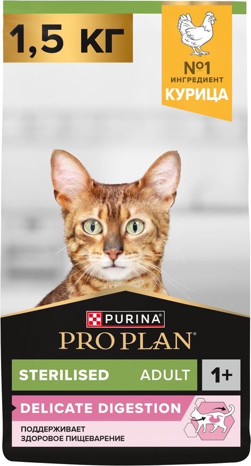 Сухой корм для кошек Pro Plan Adult Original с курицей (1.5кг) — фото 2
