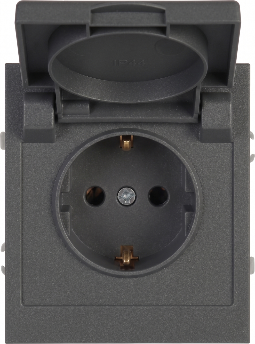 Розетка ЭРА Arktik 16-2103-06 2P+E Schuko 16А-250В / Б0070439 (графит)