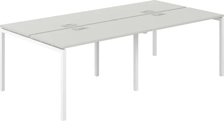 Комплект письменных столов Norden 240х123.8х75 / SG.251.SH.44.AN (антрацит/серый бархат)