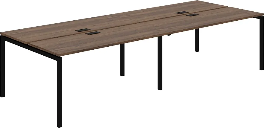Комплект письменных столов Norden 320х123.8х75 / SG.253.DM.44.BL (черный/дуб модена)