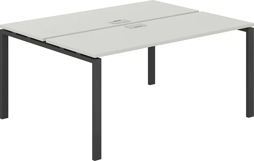 Комплект письменных столов Norden 160х123.8х75 / SG.243.SH.63.AN (антрацит/серый бархат)