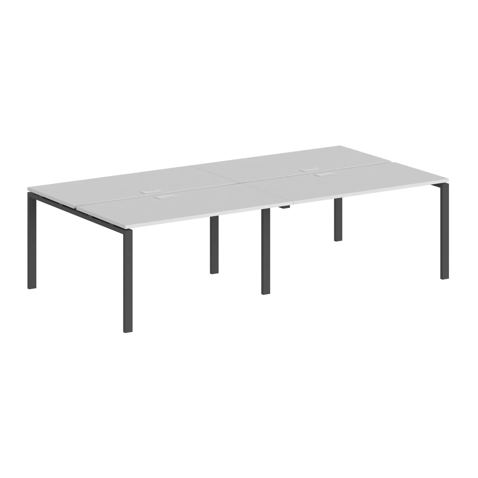 Комплект письменных столов Norden 240х163.8х75 / SG.257.WH.63.AN (антрацит/белый)