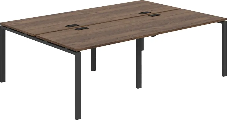 Комплект письменных столов Norden 240х163.8х75 / SG.257.DM.63.AN (антрацит/дуб модена)