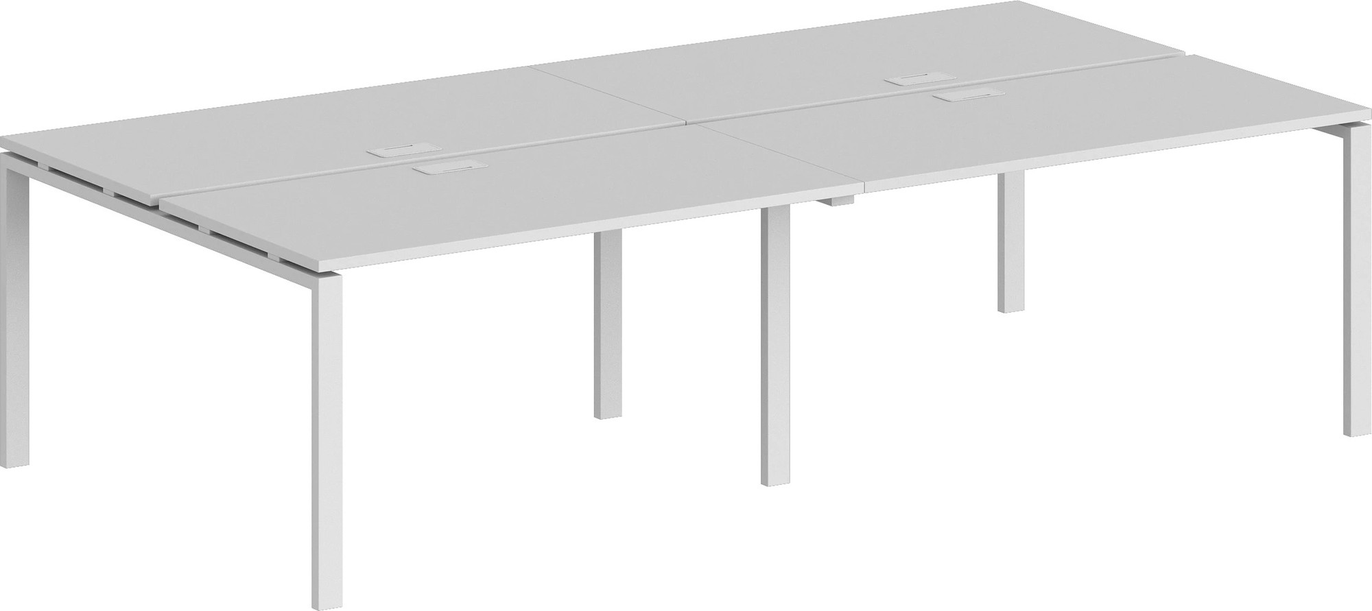Комплект письменных столов Norden 240х163.8х75 / SG.257.WH.63.WH (белый)
