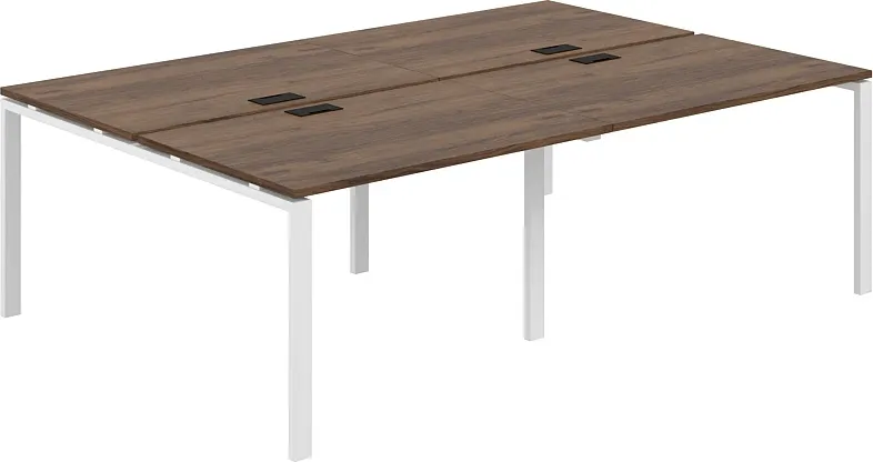 Комплект письменных столов Norden 240х163.8х75 / SG.257.DM.63.WH (дуб модена)