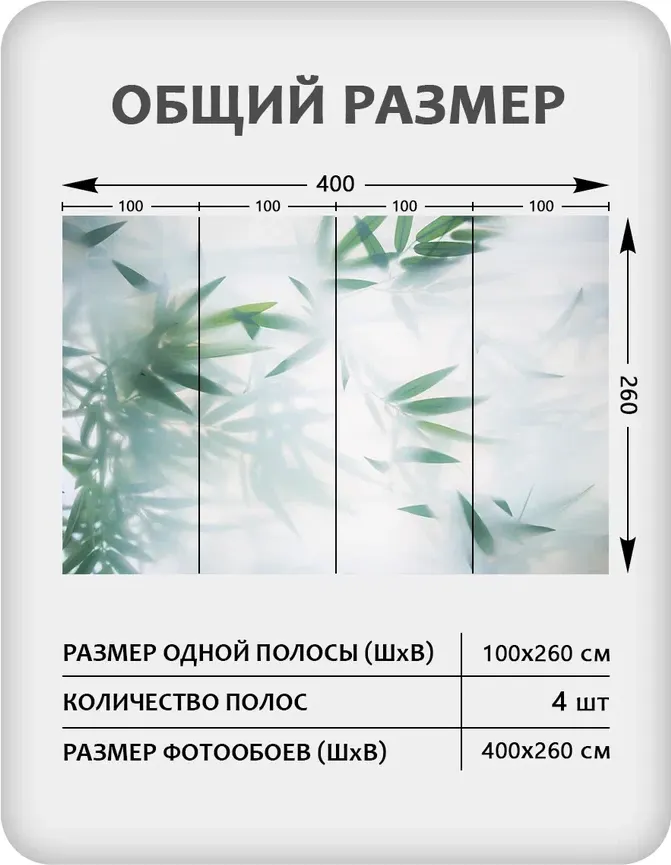 Фотообои листовые Mio Tesoro Цветы и Растения 153 на флизелиновой основе (400x260) — фото 2
