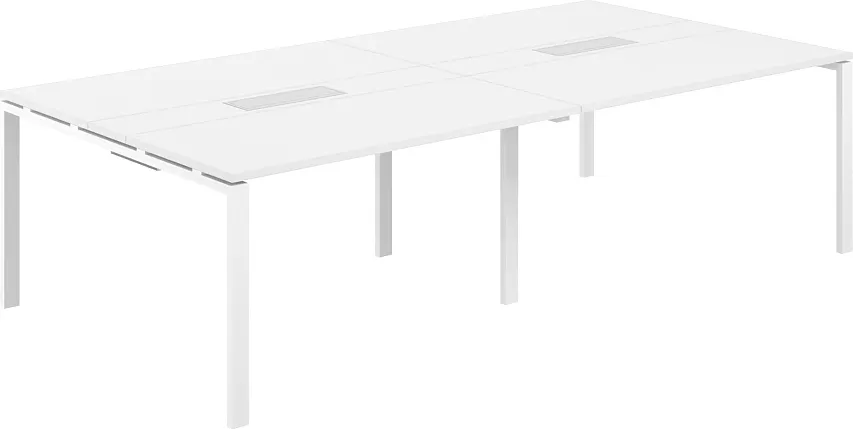 Стол для переговоров Norden 280x143.8x75 / SG.285.WH.63.WH.WH (белый)