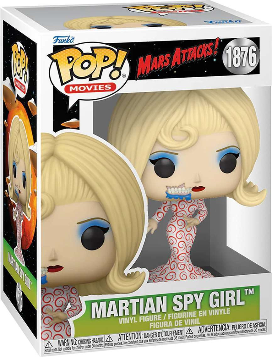 Фигурка коллекционная Funko POP! Movies. Mars Attacks. Martian Spy Girl / Fun83567 — фото 2