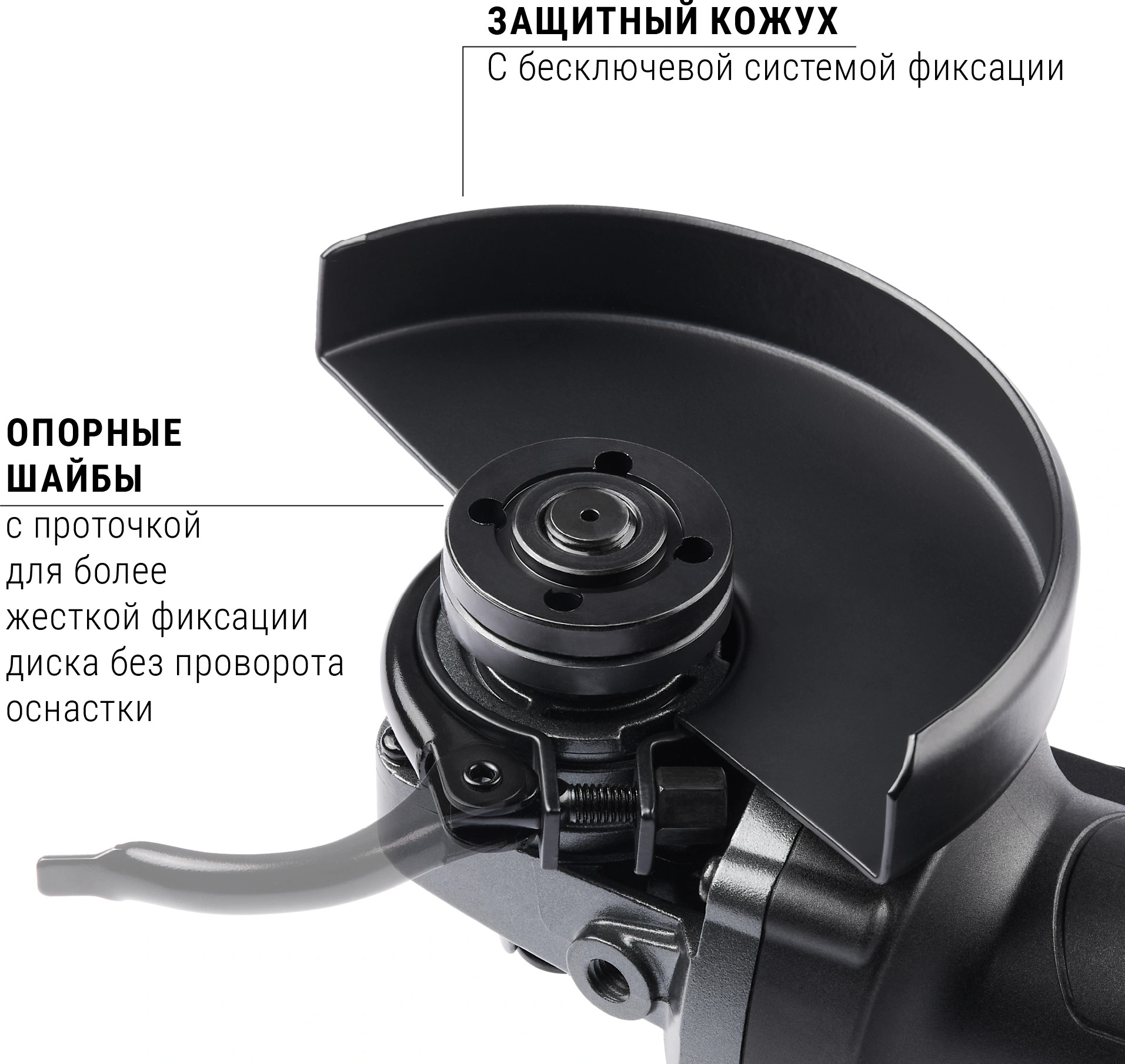 Угловая шлифовальная машина Интерскол УШМВ-125/1100Э (840.0.0.70) — фото 6