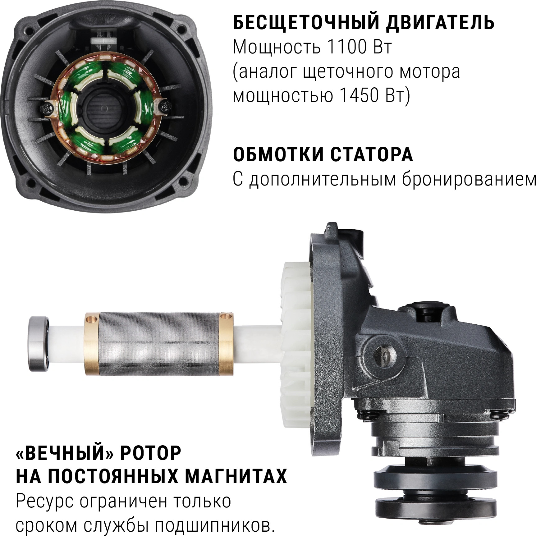 Угловая шлифовальная машина Интерскол УШМВ-125/1100Э (840.0.0.70) — фото 5