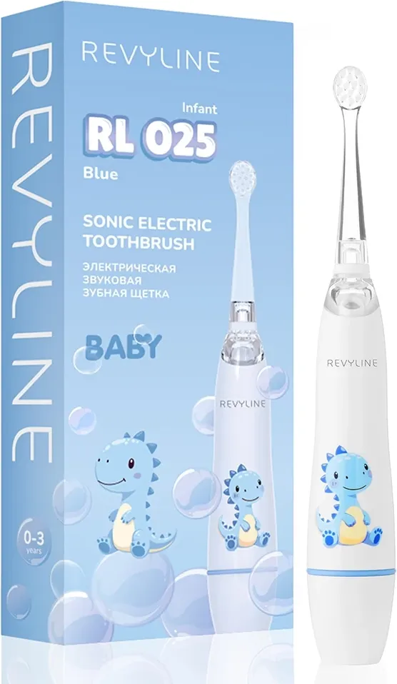 Электрическая зубная щетка Revyline RL 025 Infant / 9110 (голубой) — фото 2