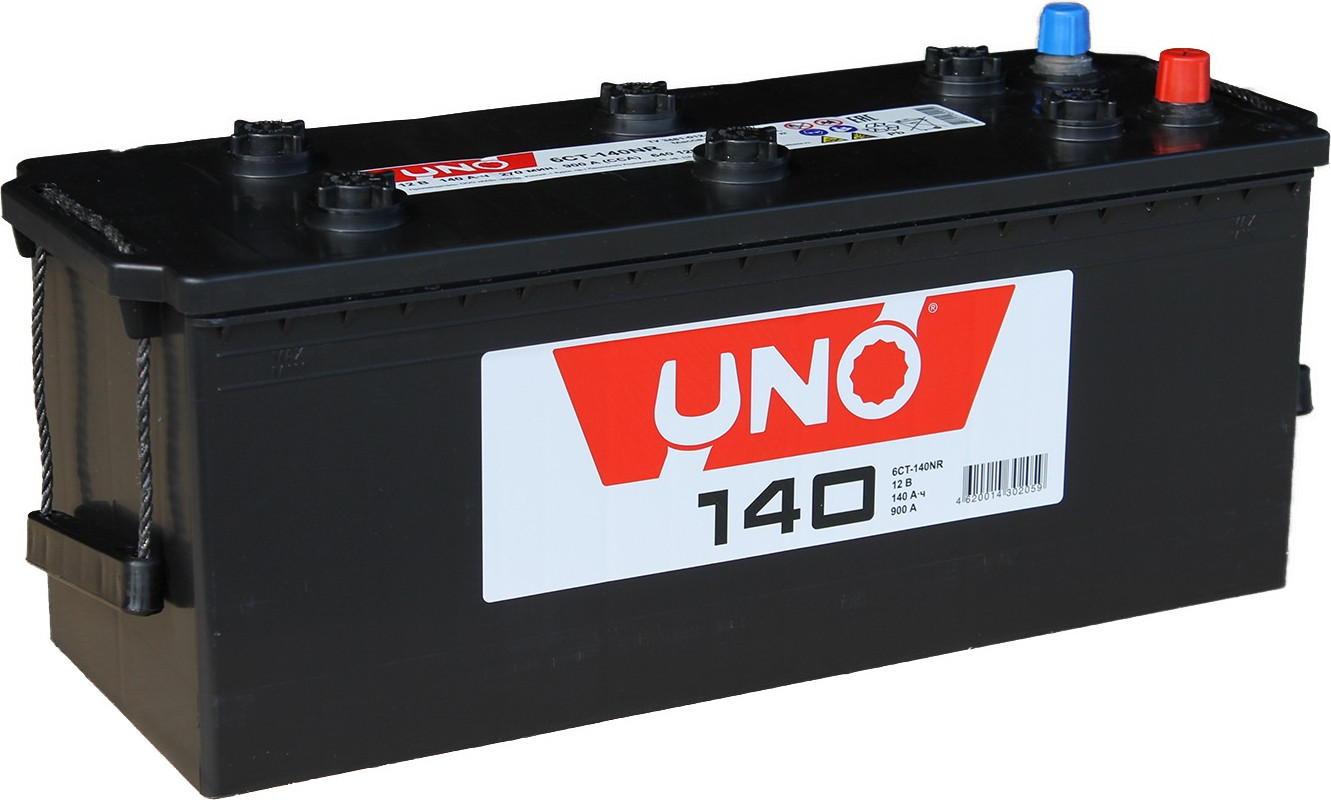 Автомобильный аккумулятор UNO 6СТ-140 NR Euro 900А / 640 128 010 (140 А/ч)