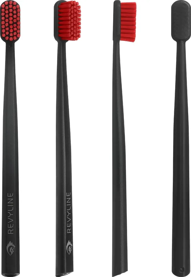 Набор зубных щеток Revyline SM6000 Smart Duo Fire Horse / 9274 (черный/красный) — фото 3