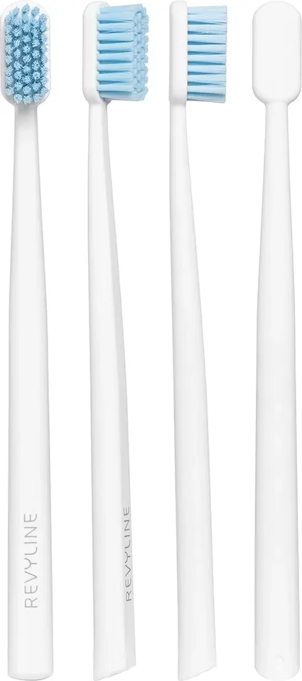 Набор зубных щеток Revyline SM6000 Duo / 8822 (белый/розовый/белый/голубой) — фото 3