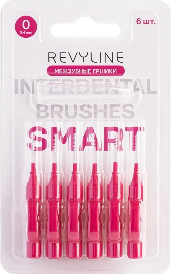 Ершики межзубные Revyline Smart 0.40мм / 9276 (6шт, розовый)