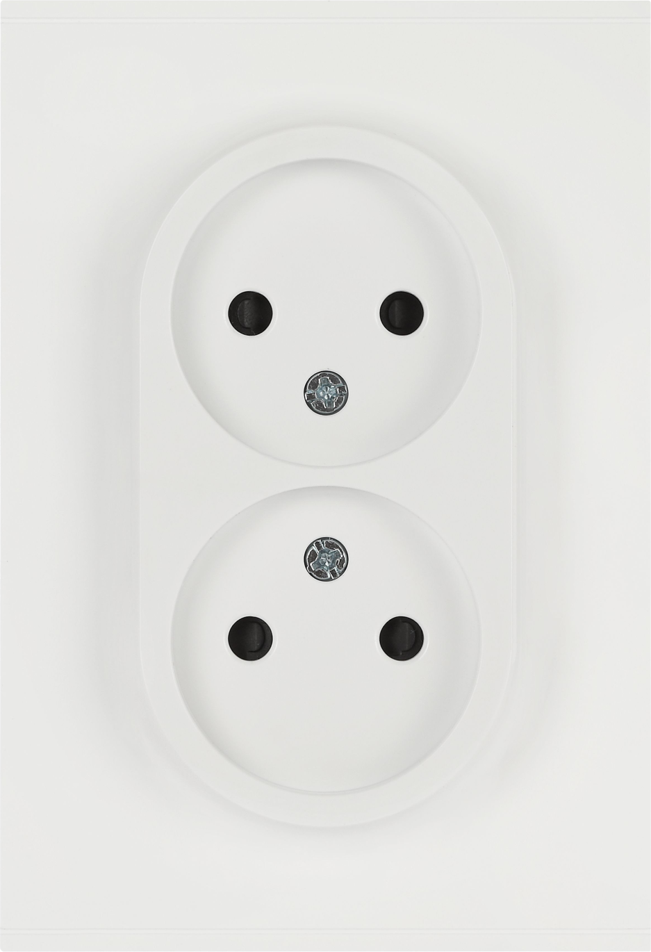 Розетка ЭРА Arktik 16-2107-08 2X2P 16А-250В / Б0071688 (белый матовый)