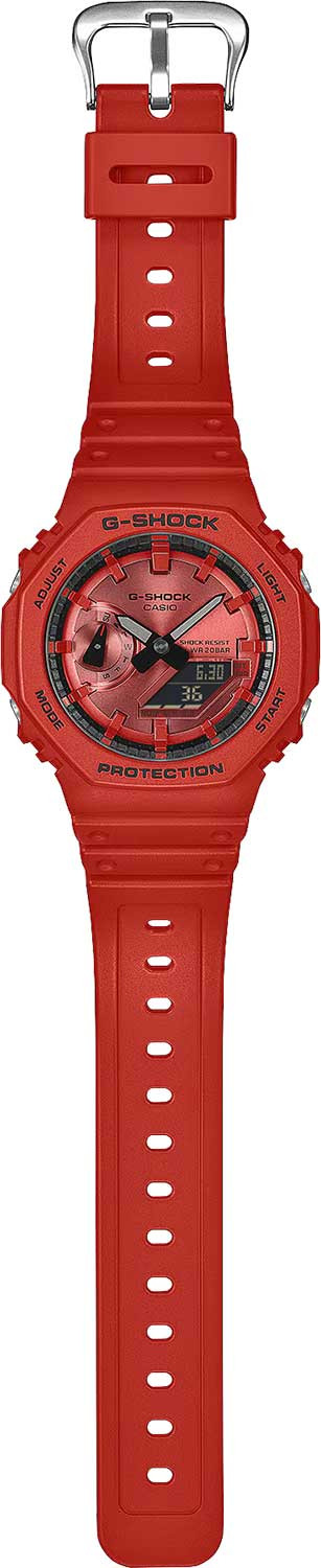 Часы наручные мужские Casio GA-2100RRB-4A — фото 2