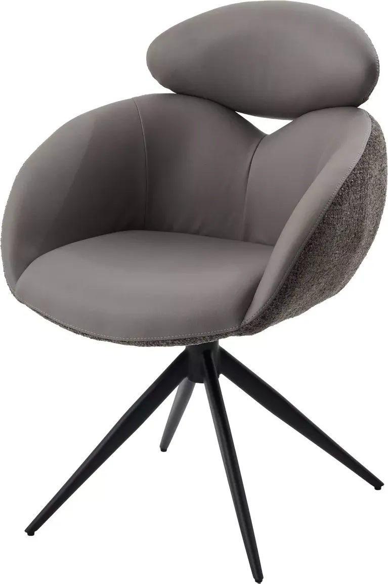 Стул M-City Гуннар 360 (серый Vega-88/Miami-459/черный)