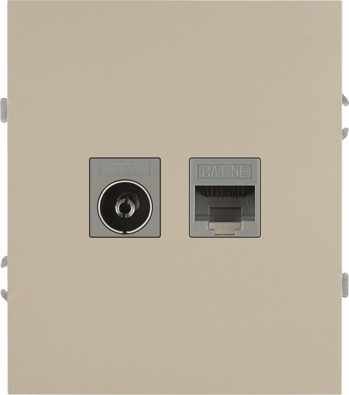 Розетка ЭРА Arktik 16-3110-04 / Б0070497 (шампань)