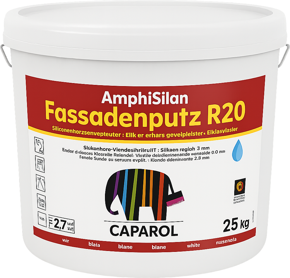 Штукатурка готовая декоративная Caparol Capatect AmphiSilan Fassadenputz Pro K20 База1 (25кг)