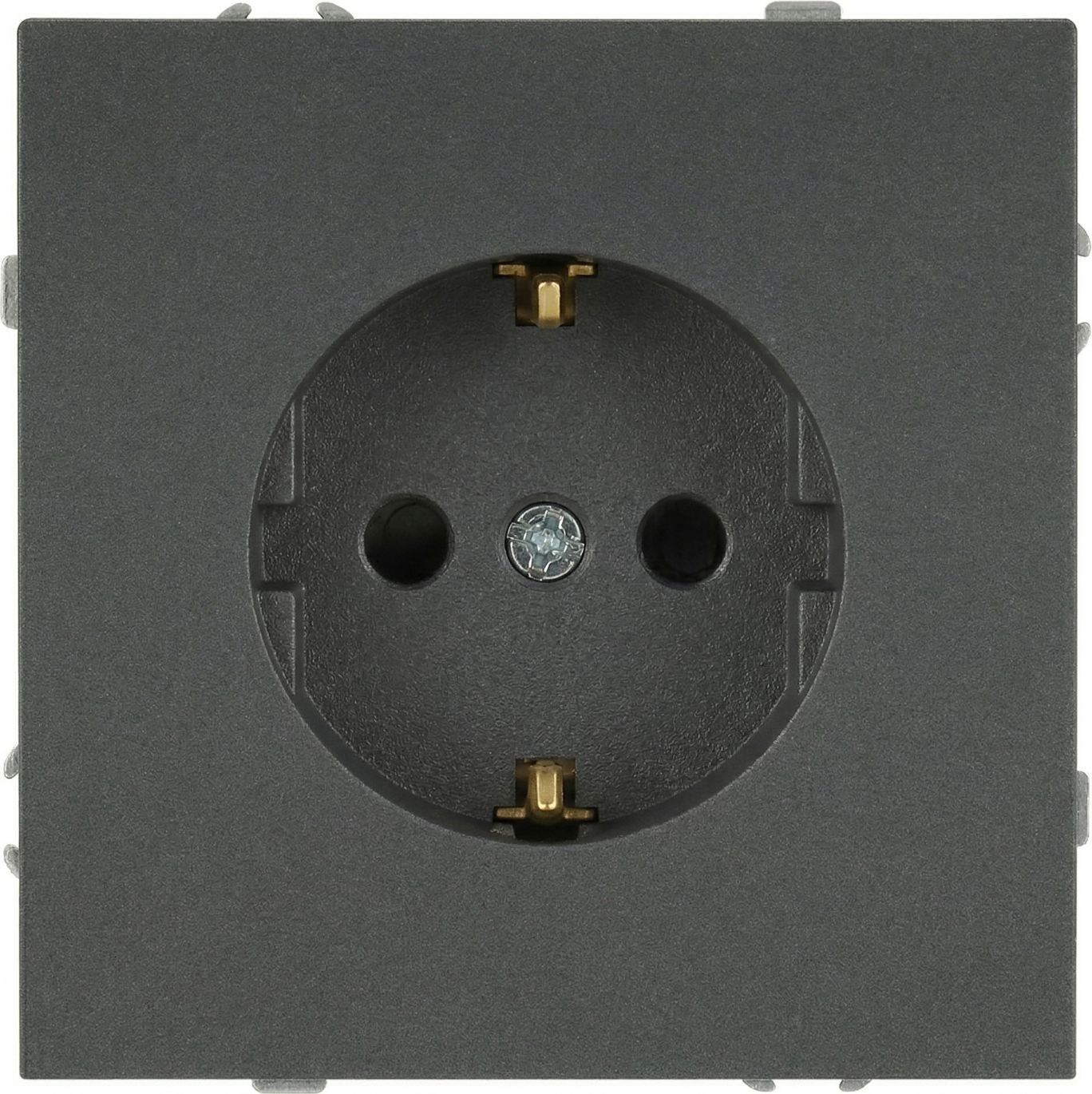 Розетка ЭРА Galaxy 15-2102-06 2P+E Schuko 16А-250В IP20 / Б0070649 (графит)